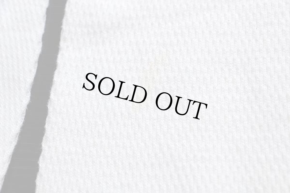 画像7: 80s 米軍 コットン サーマルシャツ ナチュラル M★B (7)