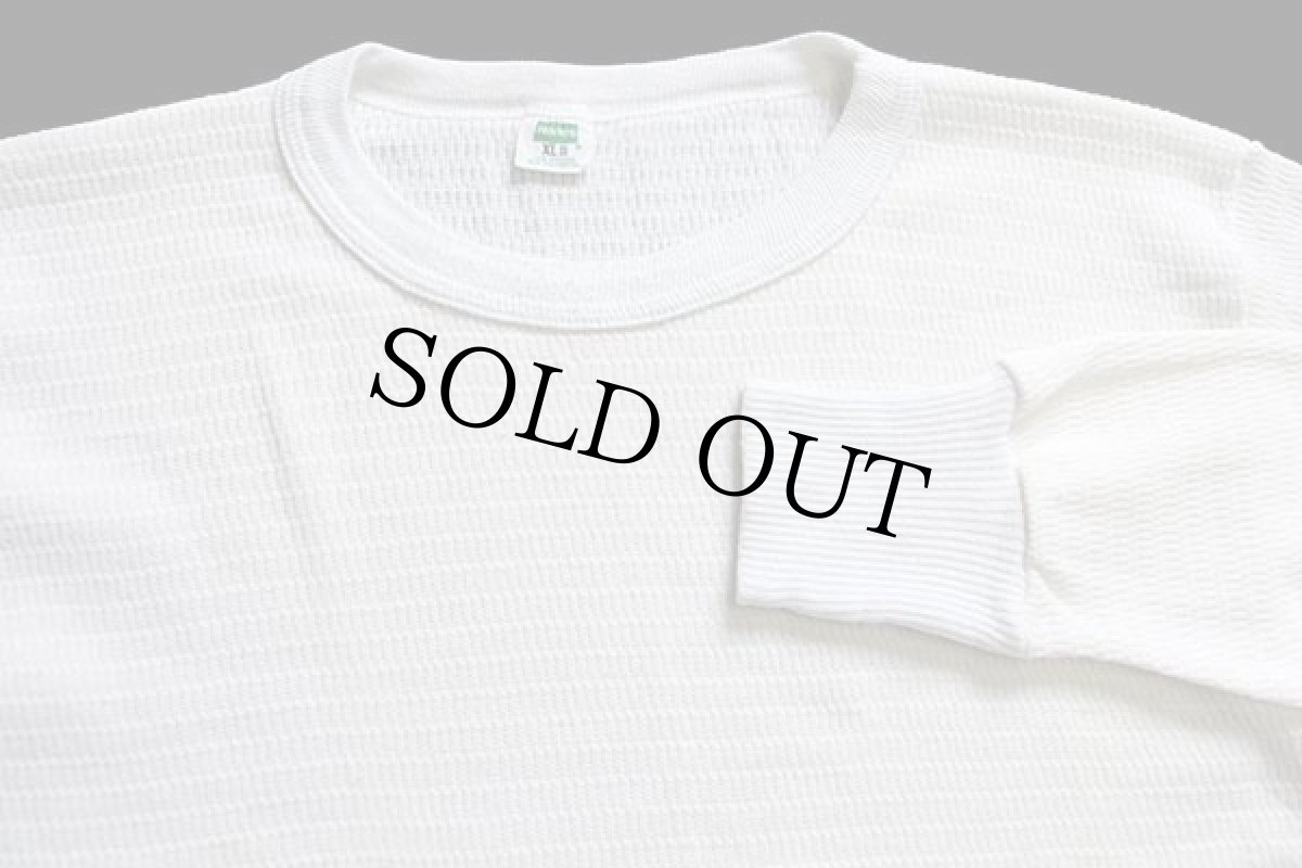 画像4: 80s USA製 Hanes サーマルシャツ ナチュラル XL (4)