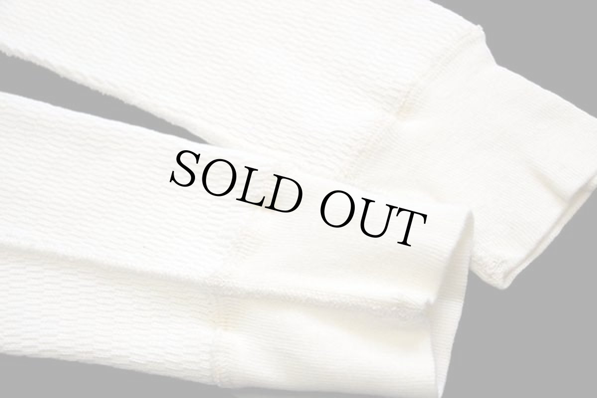 画像6: 70s 米軍 コットン サーマルシャツ ナチュラル M (6)