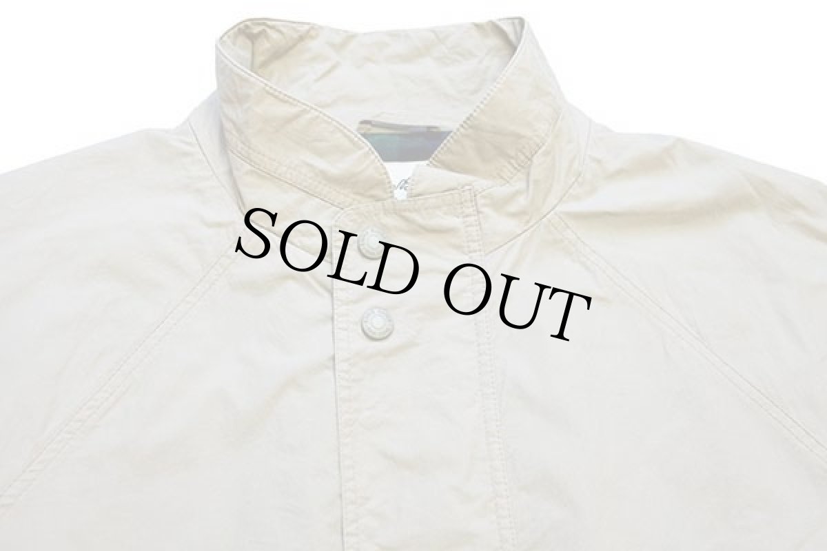 画像3: 90s EddieBauerエディーバウアー ブラックウォッチ タータンチェックライナー コットンポプリン ジャケット ベージュ XL (3)