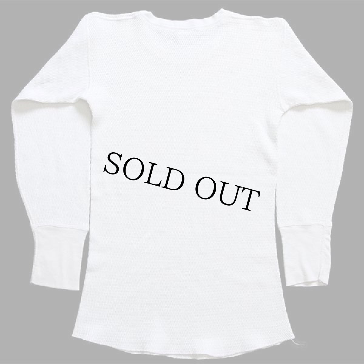 画像3: 70s Sears サーマルシャツ ナチュラル M (3)