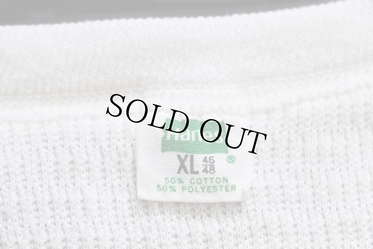 画像5: 80s USA製 Hanes サーマルシャツ ナチュラル XL (5)