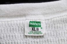 画像5: 80s USA製 Hanes サーマルシャツ ナチュラル XL (5)