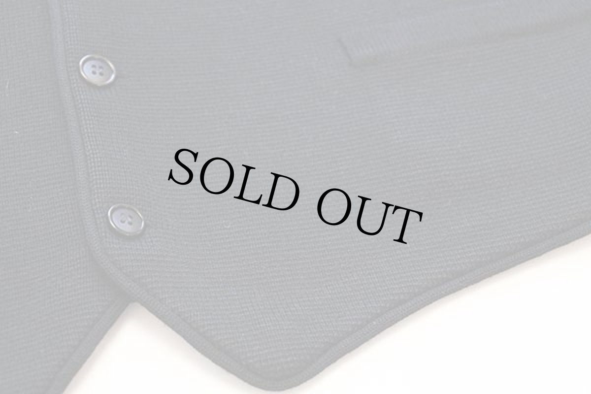 画像6: 70s イタリア製 MOTTI ウールニット ベスト 黒 IV (6)