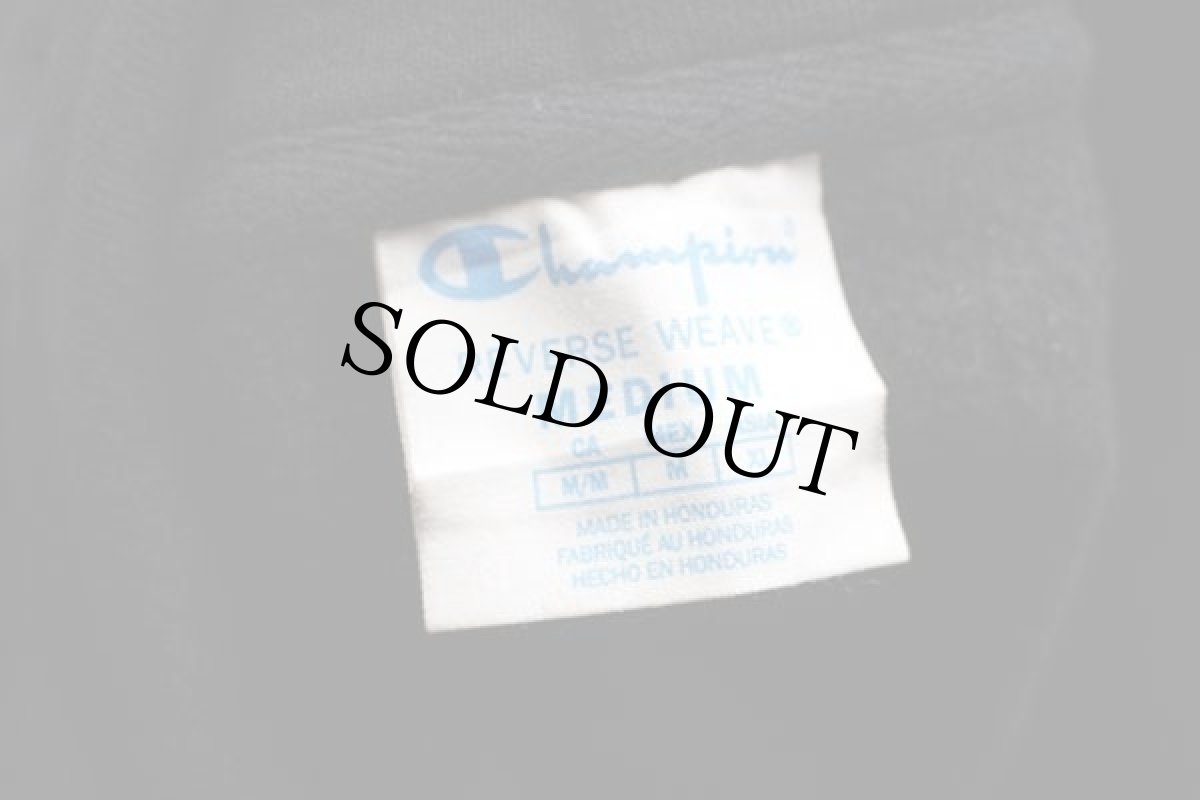 画像4: Championチャンピオン ワンポイント リバースウィーブ スウェットパーカー 黒 M (4)