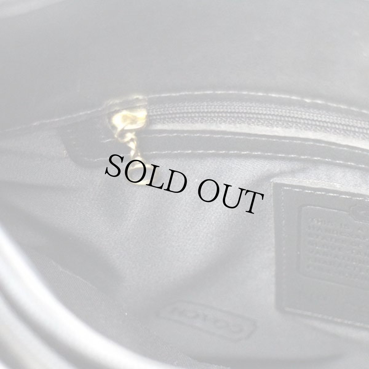 画像9: USA製 COACH オールド コーチ レザー ハンドバッグ 黒★9047 (9)