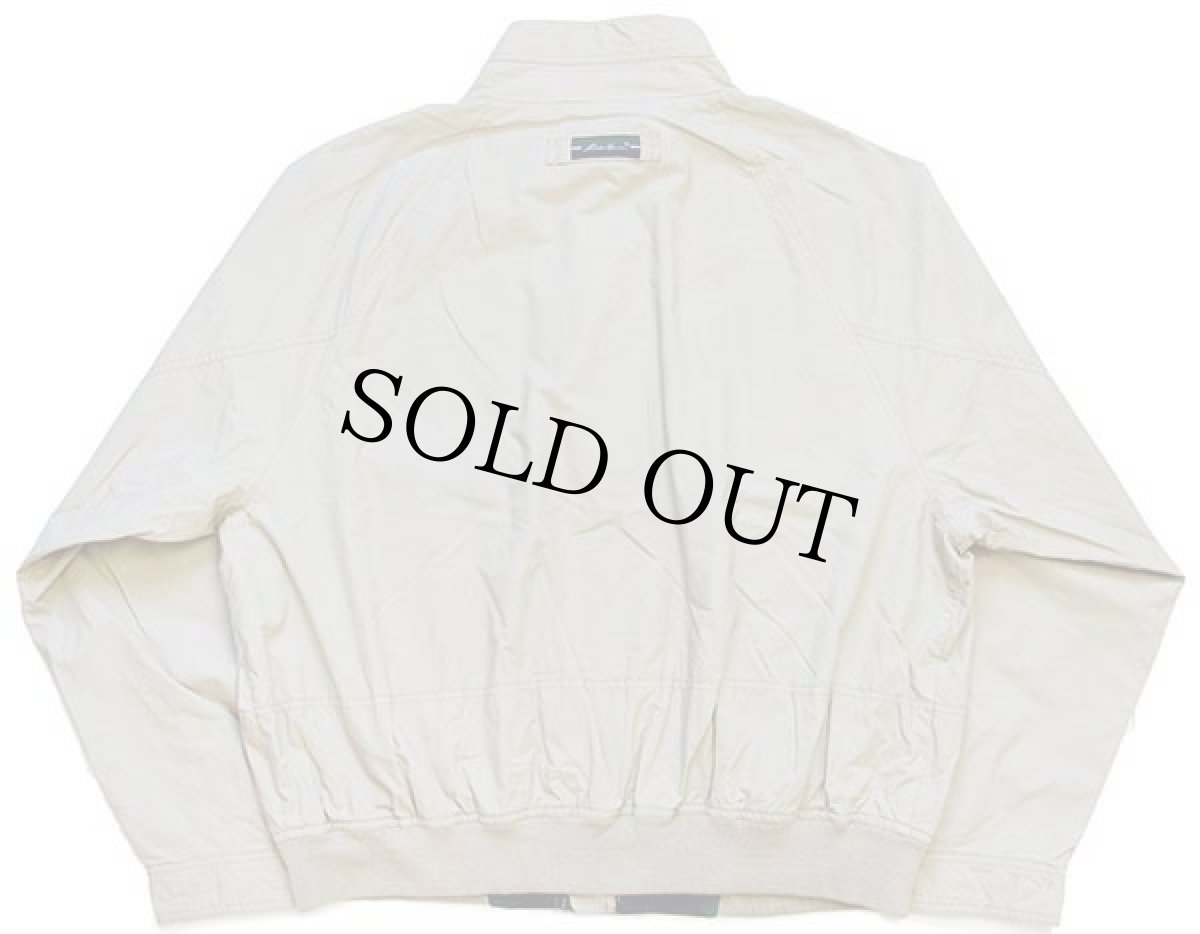 画像2: 90s EddieBauerエディーバウアー ブラックウォッチ タータンチェックライナー コットンポプリン ジャケット ベージュ XL (2)