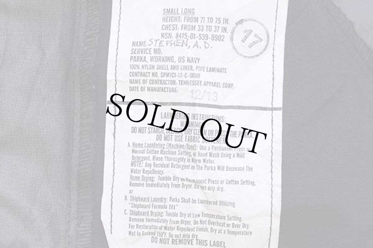 画像4: 13 米軍 U.S.NAVY パッチ付き ECWCS GEN2 NWU デジタルカモ GORE-TEXゴアテックスパーカー S-L (4)