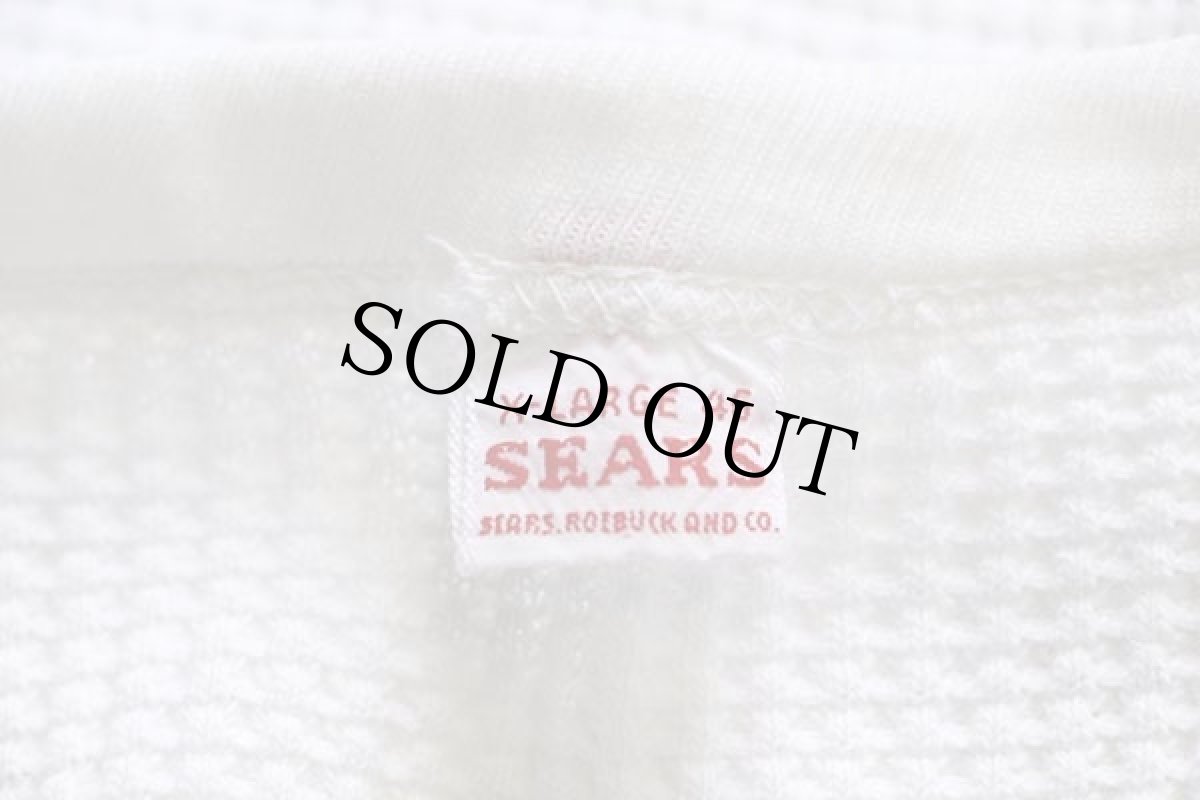 画像4: 60s SEARS コットン サーマルシャツ ナチュラル XL (4)