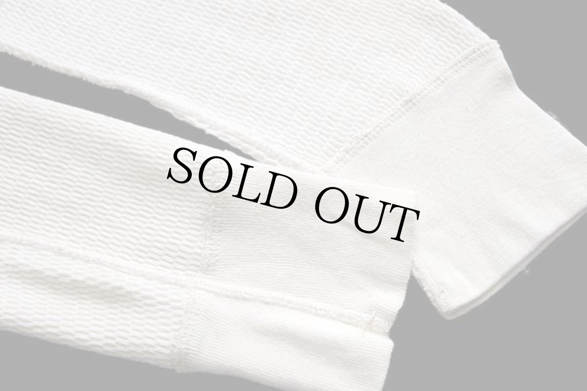 画像7: 80s 米軍 コットン サーマルシャツ ナチュラル M★G (7)