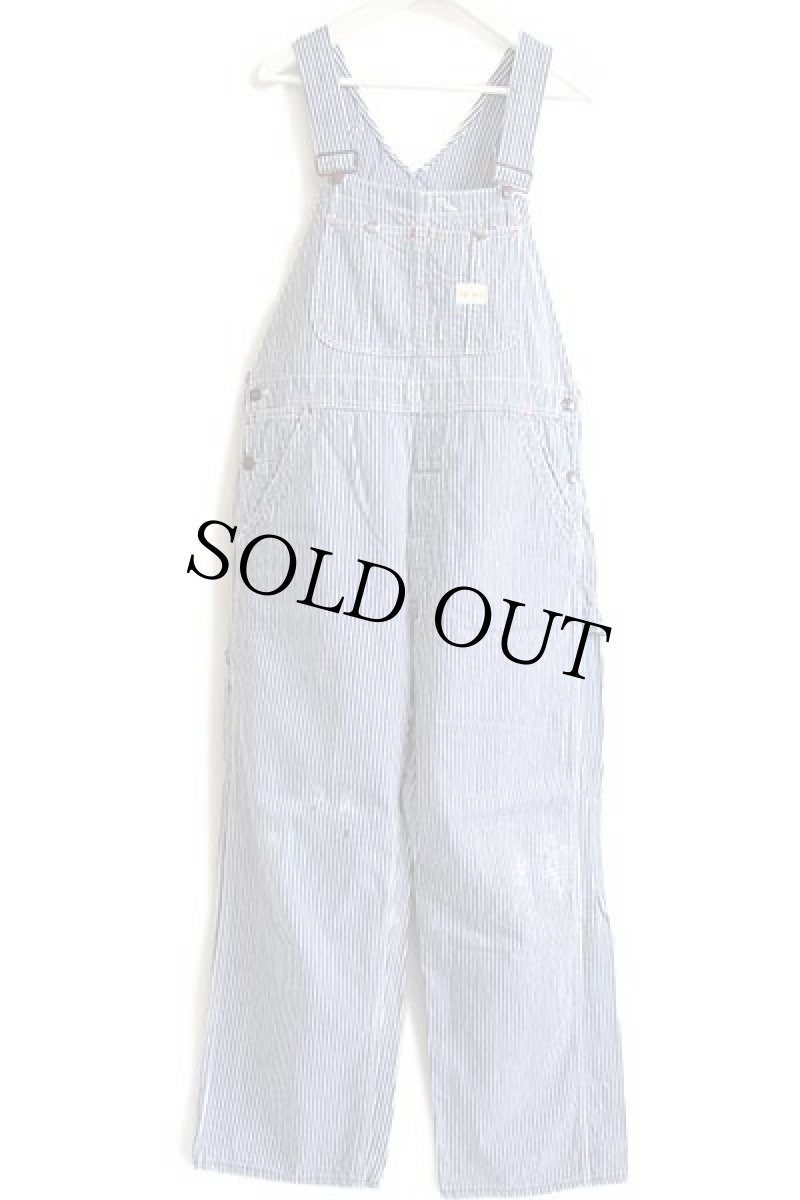 画像2: 50s USA製 PENNEY'S PAYDAY ランダムヒッコリー ストライプ オーバーオール (2)