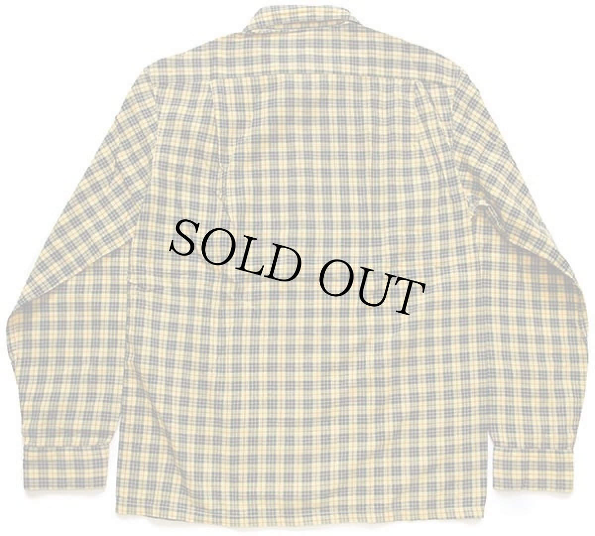 画像2: 50s USA製 McGREGORマクレガー チェック コットン オープンカラーシャツ S (2)