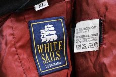 画像4: WHITE SAILS by Bramante キルティング シルクジャケット 黒 XL (4)