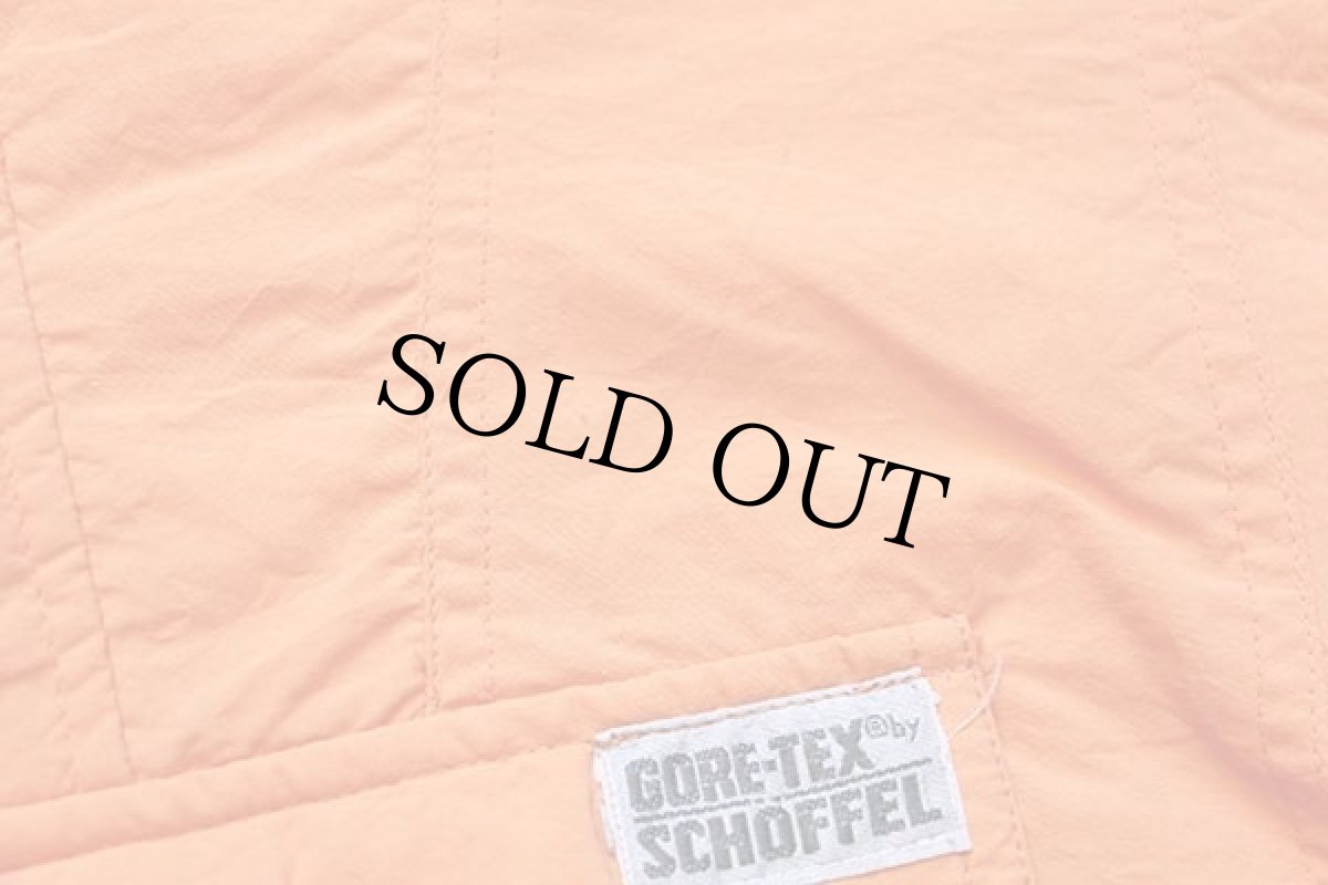 画像6: 90s SCHOFFEL ハーフジップ プルオーバー GORE-TEXゴアテックス Tactel ナイロンジャケット 薄オレンジ 48 (6)