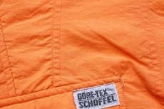 画像6: 90s SCHOFFEL ハーフジップ プルオーバー GORE-TEXゴアテックス Tactel ナイロンジャケット 薄オレンジ 48 (6)