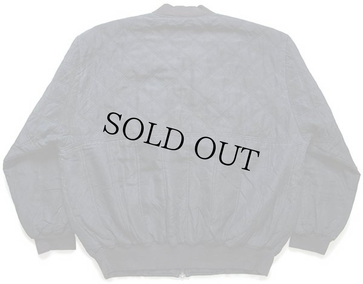 画像2: WHITE SAILS by Bramante キルティング シルクジャケット 黒 XL (2)