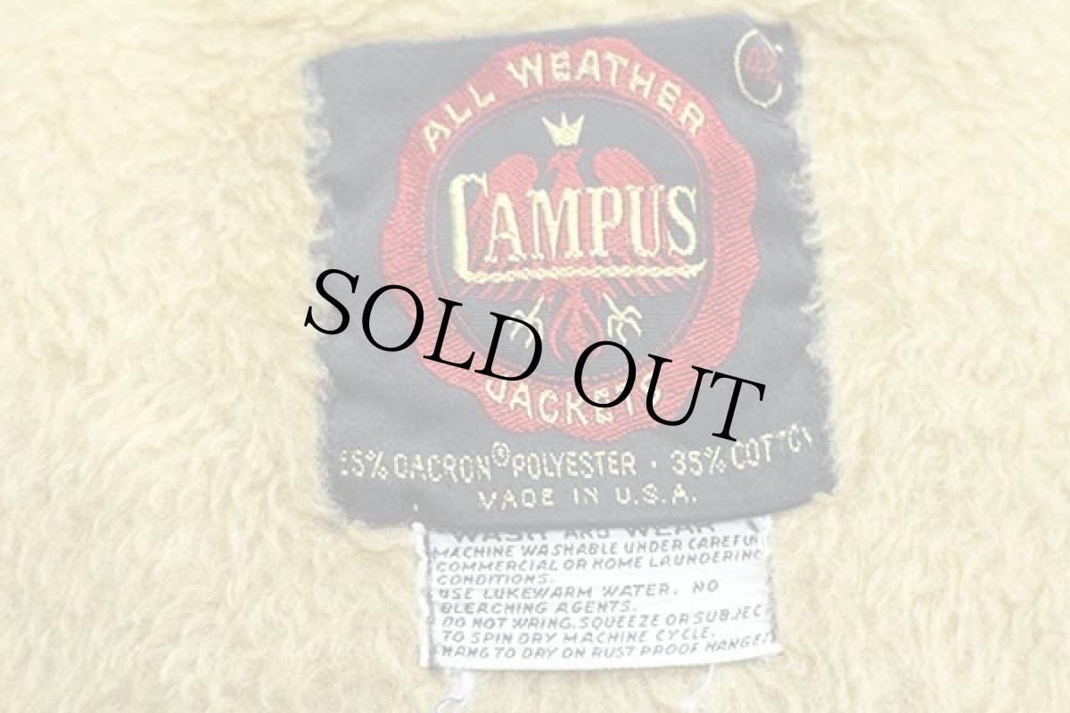 画像4: 60s USA製 CAMPUS ボアライナー ダービージャケット マスタード 42 (4)