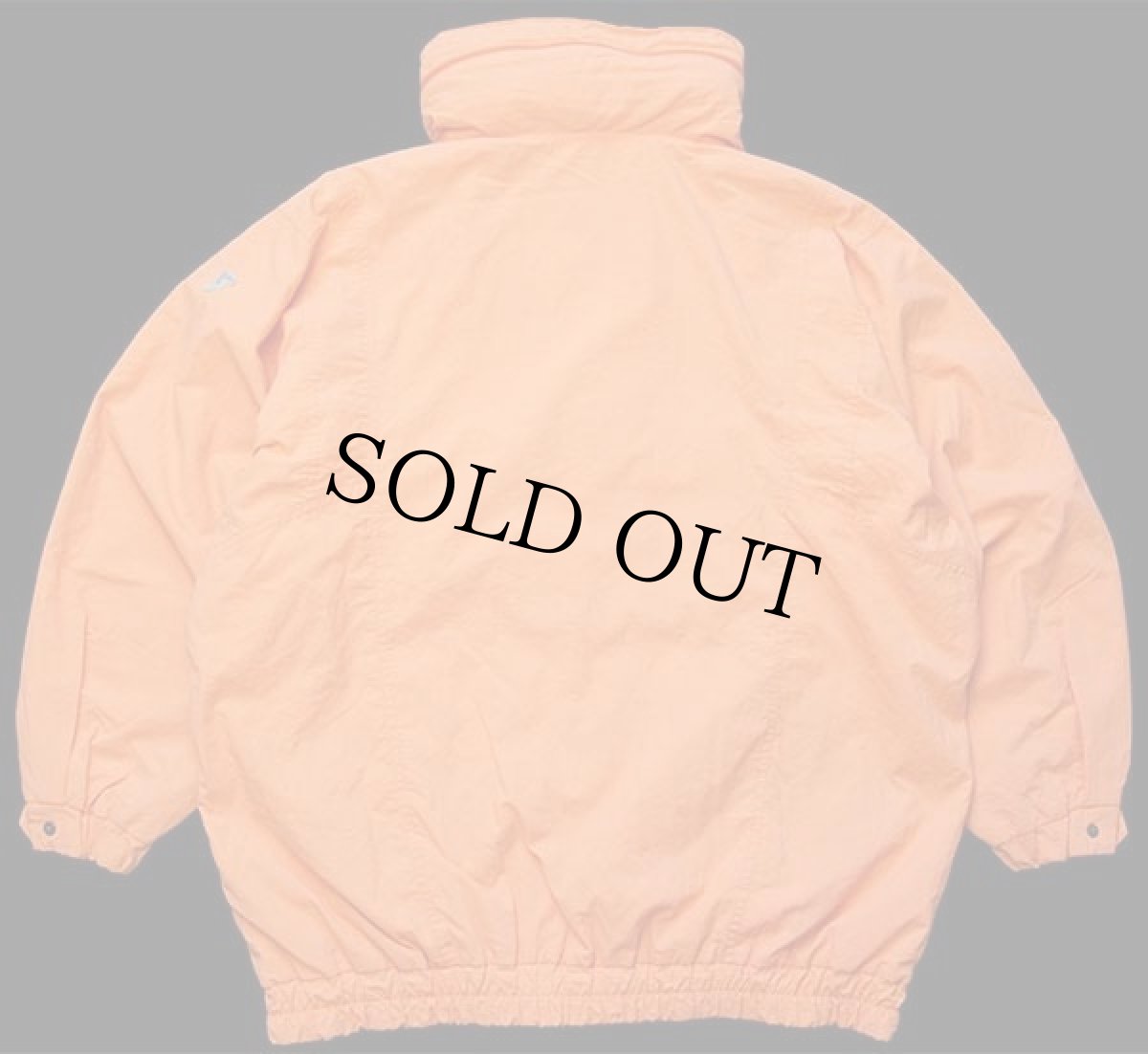 画像2: 90s SCHOFFEL ハーフジップ プルオーバー GORE-TEXゴアテックス Tactel ナイロンジャケット 薄オレンジ 48 (2)