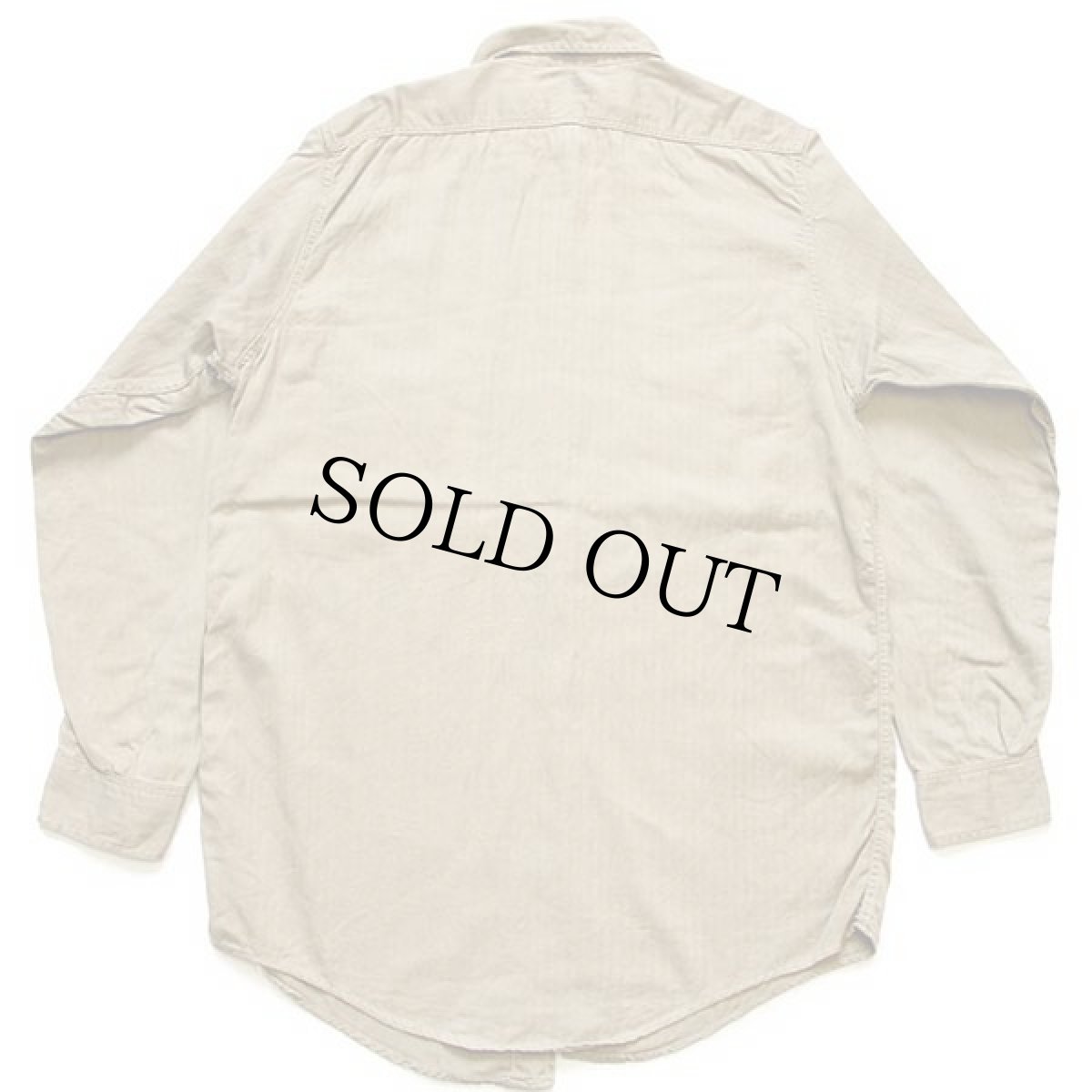 画像2: 50s J.C.PENNEY TOP-N-BOTTOM HBT ヘリンボーンツイル ワークシャツ カーキ 15 (2)