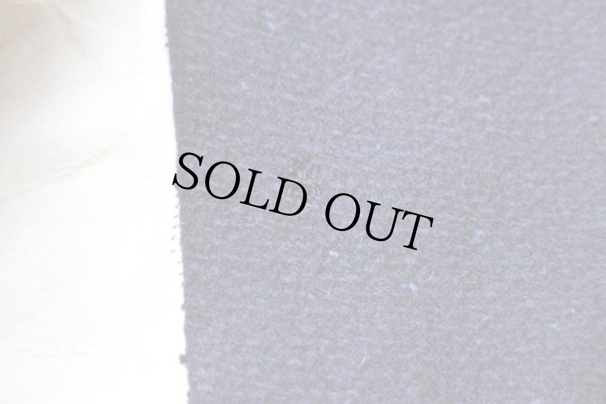 画像8: 70s ALVIN Howardチェーン刺繍 パッチ付き メルトン ウール スタジャン 紺×白 M (8)