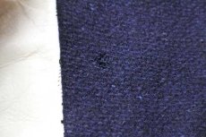 画像8: 70s ALVIN Howardチェーン刺繍 パッチ付き メルトン ウール スタジャン 紺×白 M (8)