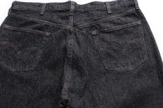 画像5: 90s USA製 Levi'sリーバイス 501 先染め ブラック デニムパンツ w42 L30 (5)