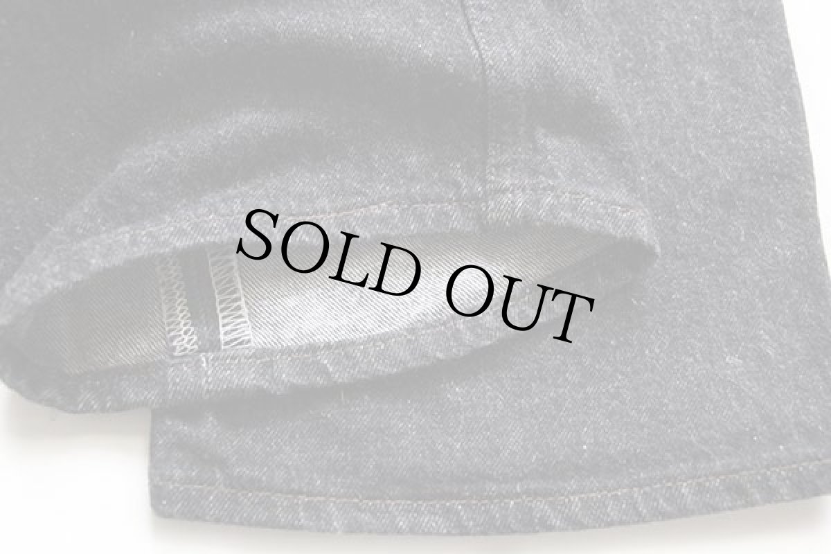 画像9: 90s USA製 Levi'sリーバイス 501 先染め ブラック デニムパンツ w42 L30 (9)