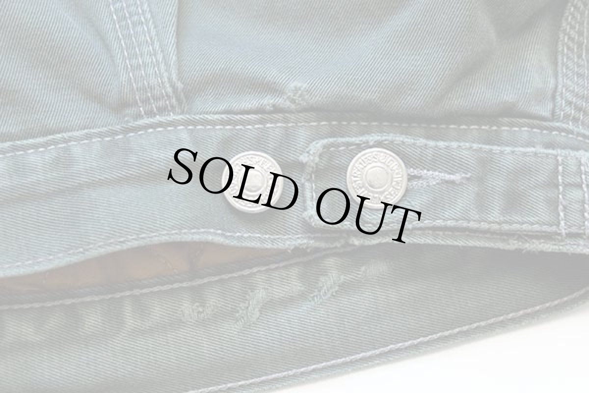 画像6: 90s Levi'sリーバイス キルティングライナー コットンツイルジャケット 4ポケット モスグリーン★ユーロ (6)