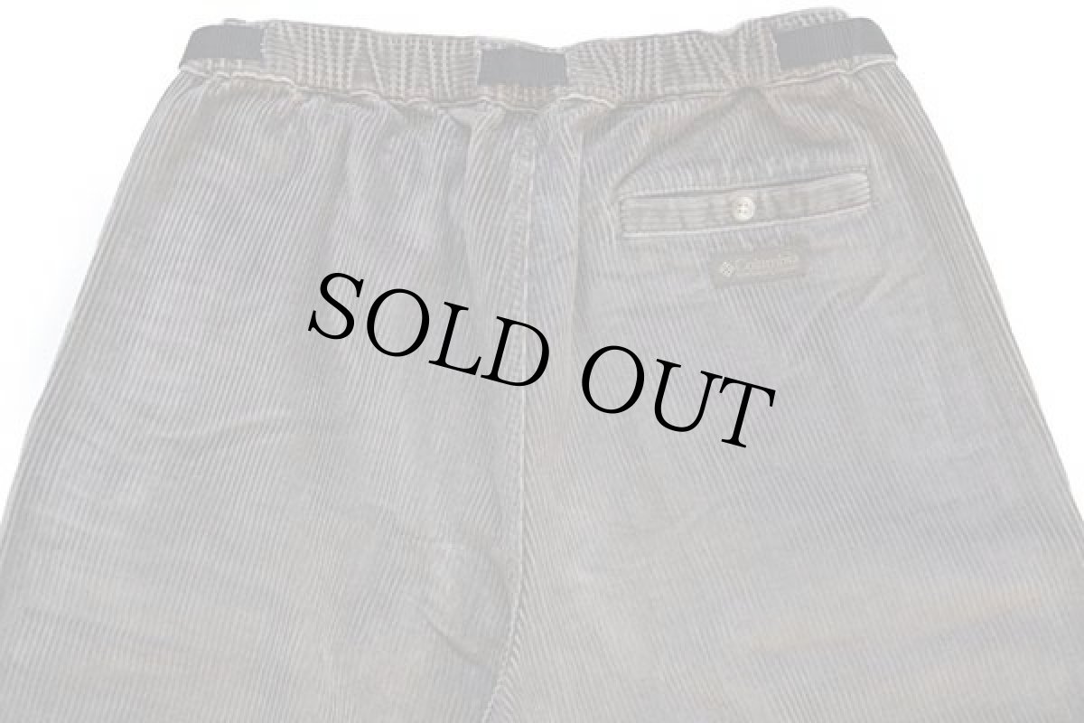 画像5: 00s Columbiaコロンビア コットン 太畝 コーデュロイ クライミングパンツ グリーングレー L (5)