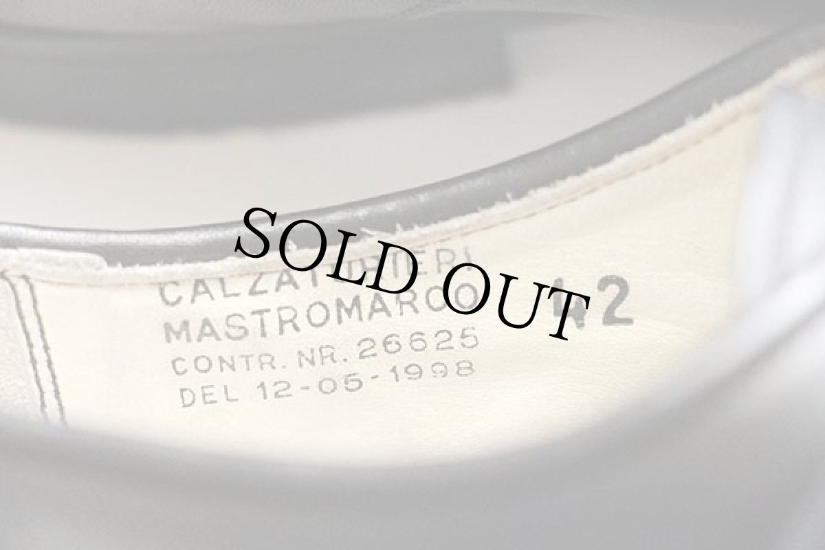 画像5: デッドストック★90s イタリア軍 サービスシューズ 黒 42★A オフィサー (5)