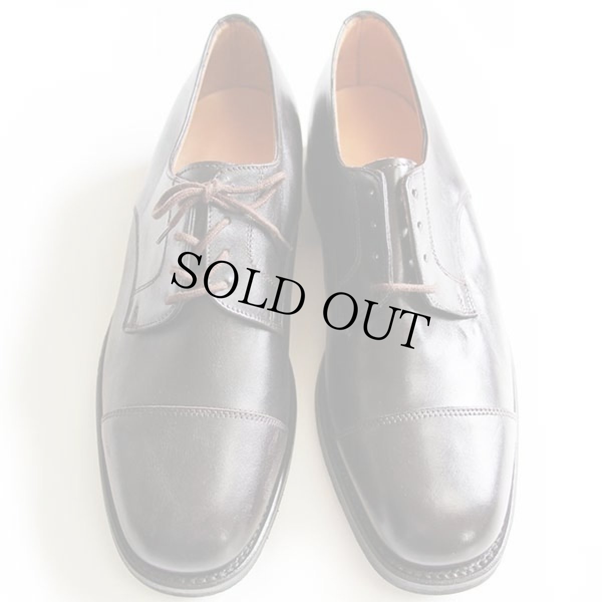 画像3: デッドストック★イタリア軍 ストレートチップ サービスシューズ 焦げ茶 43★B オフィサー (3)