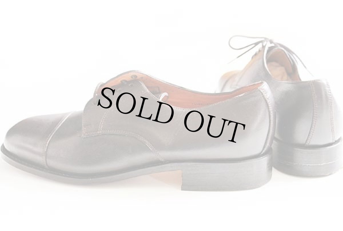 画像2: デッドストック★イタリア軍 ストレートチップ サービスシューズ 焦げ茶 43★A オフィサー (2)