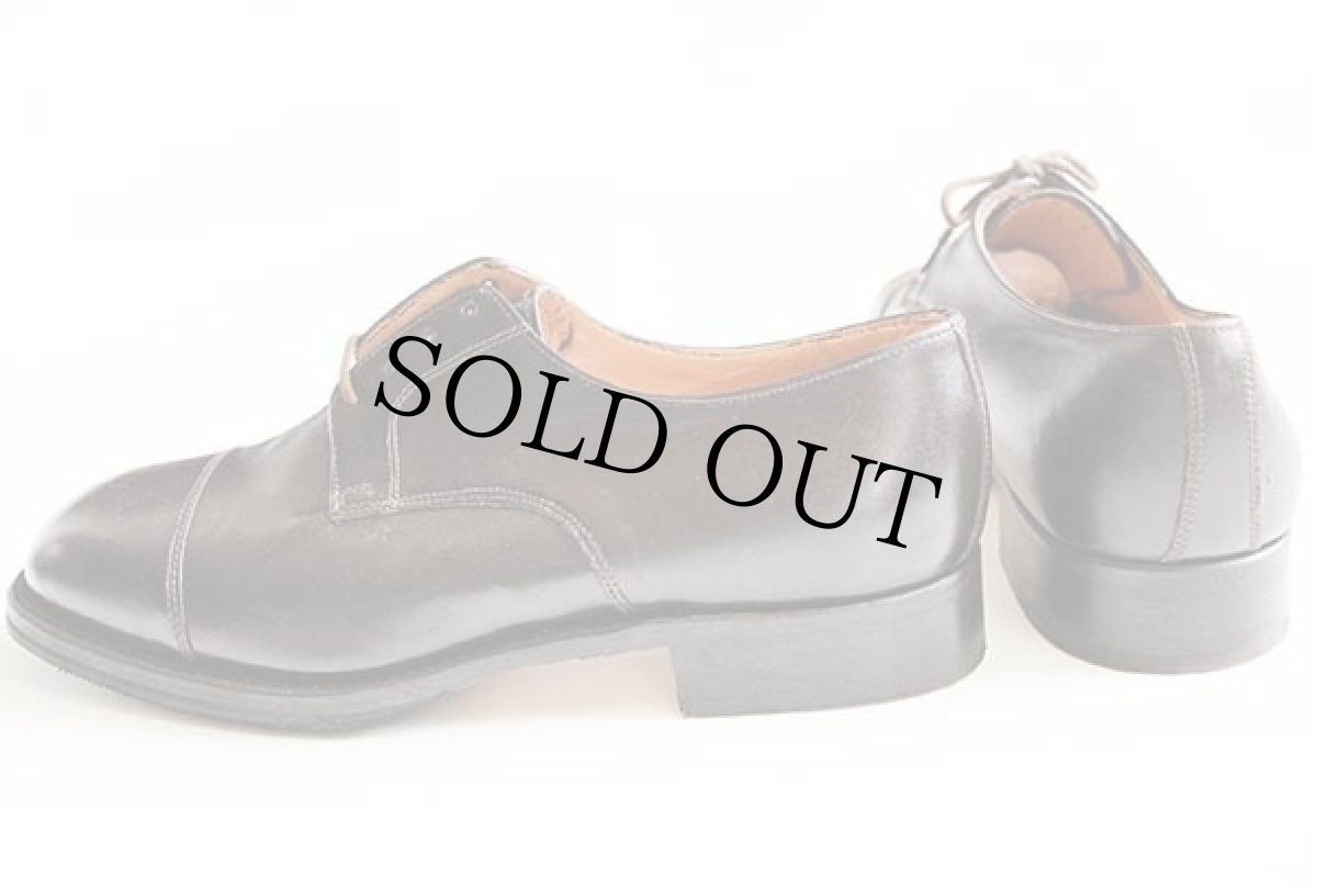 画像2: デッドストック★イタリア軍 ストレートチップ サービスシューズ 焦げ茶 43★B オフィサー (2)