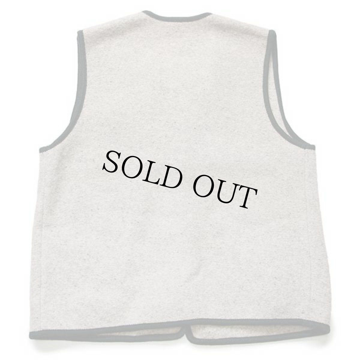 画像2: オーストリア製 Boos ボタニカル アップリケ ノーカラー チロリアン ボイルドウール ベスト ベージュ ミックス 36 (2)