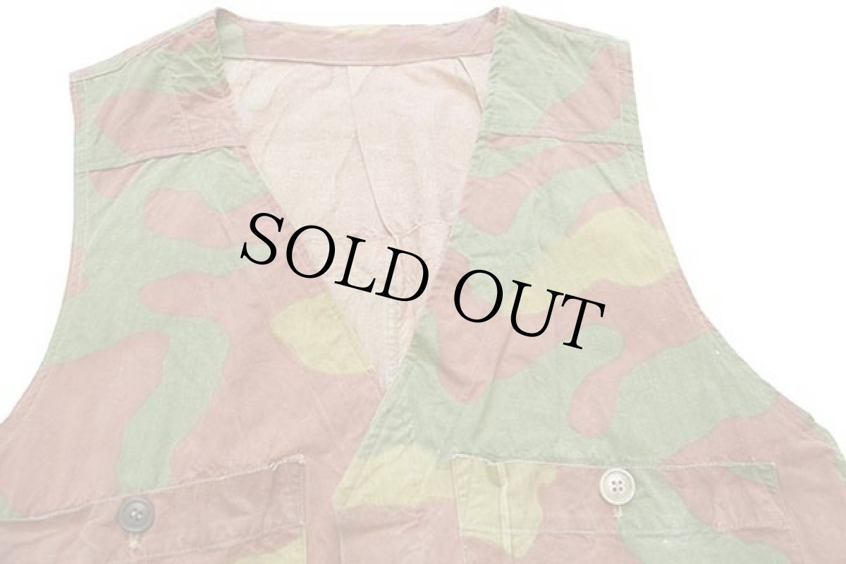 画像3: 60s サンマルコカモ リメイク 比翼 コットン ハンティングベスト (3)