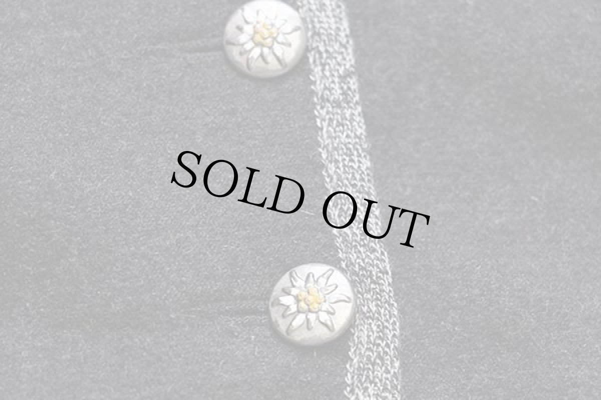 画像5: オーストリア製 GEIGER チロリアン ボイルドウール ベスト チャコールグレー 42 (5)