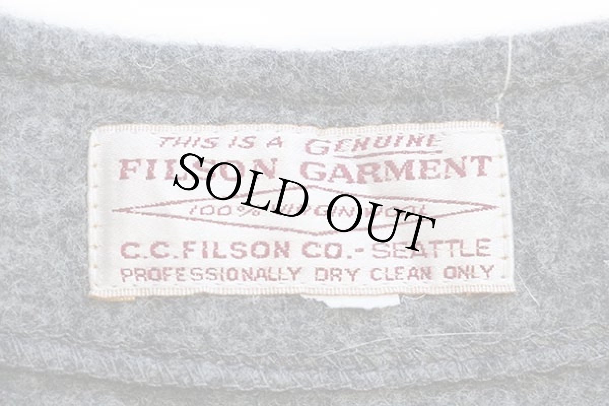 画像4: 90s FILSONフィルソン マッキーノ ウールベスト グレー (4)