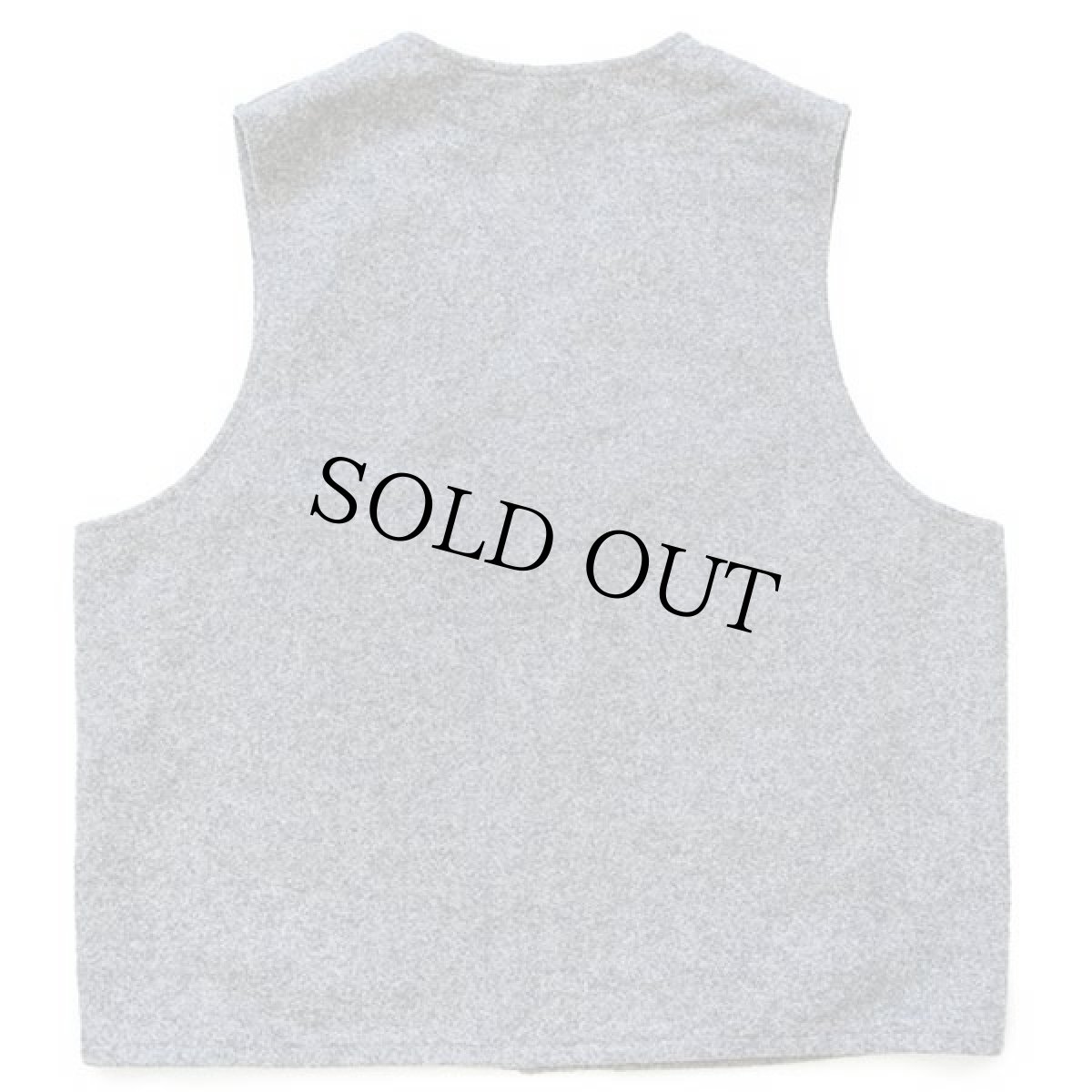 画像2: 90s FILSONフィルソン マッキーノ ウールベスト グレー (2)