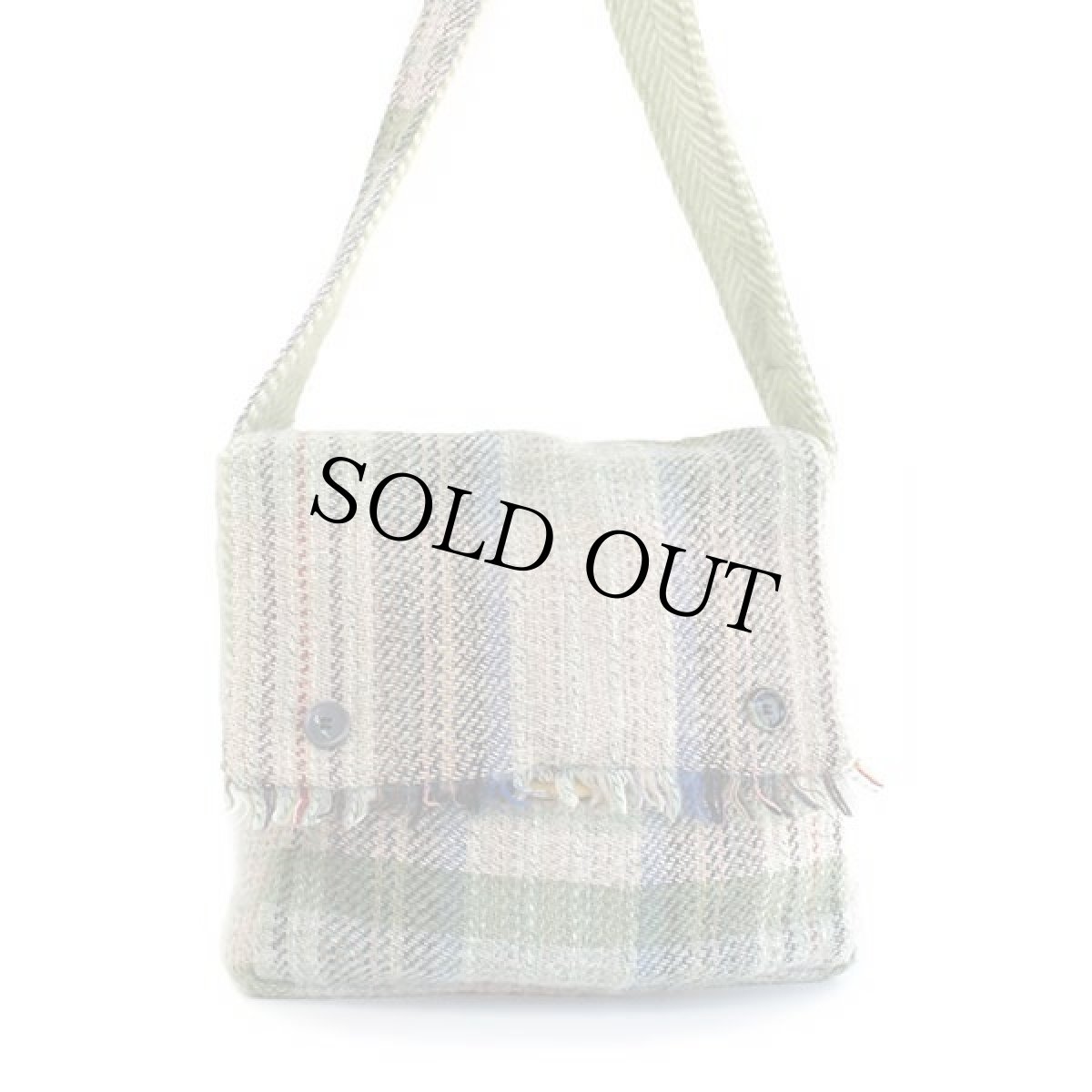 画像2: 英国製 TWEEDMILL Random Recycled Bag ウール ショルダーバッグ (2)