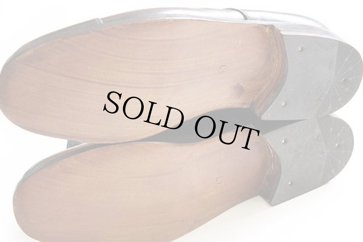 画像4: デッドストック★イタリア軍 ストレートチップ サービスシューズ 焦げ茶 43★A オフィサー (4)