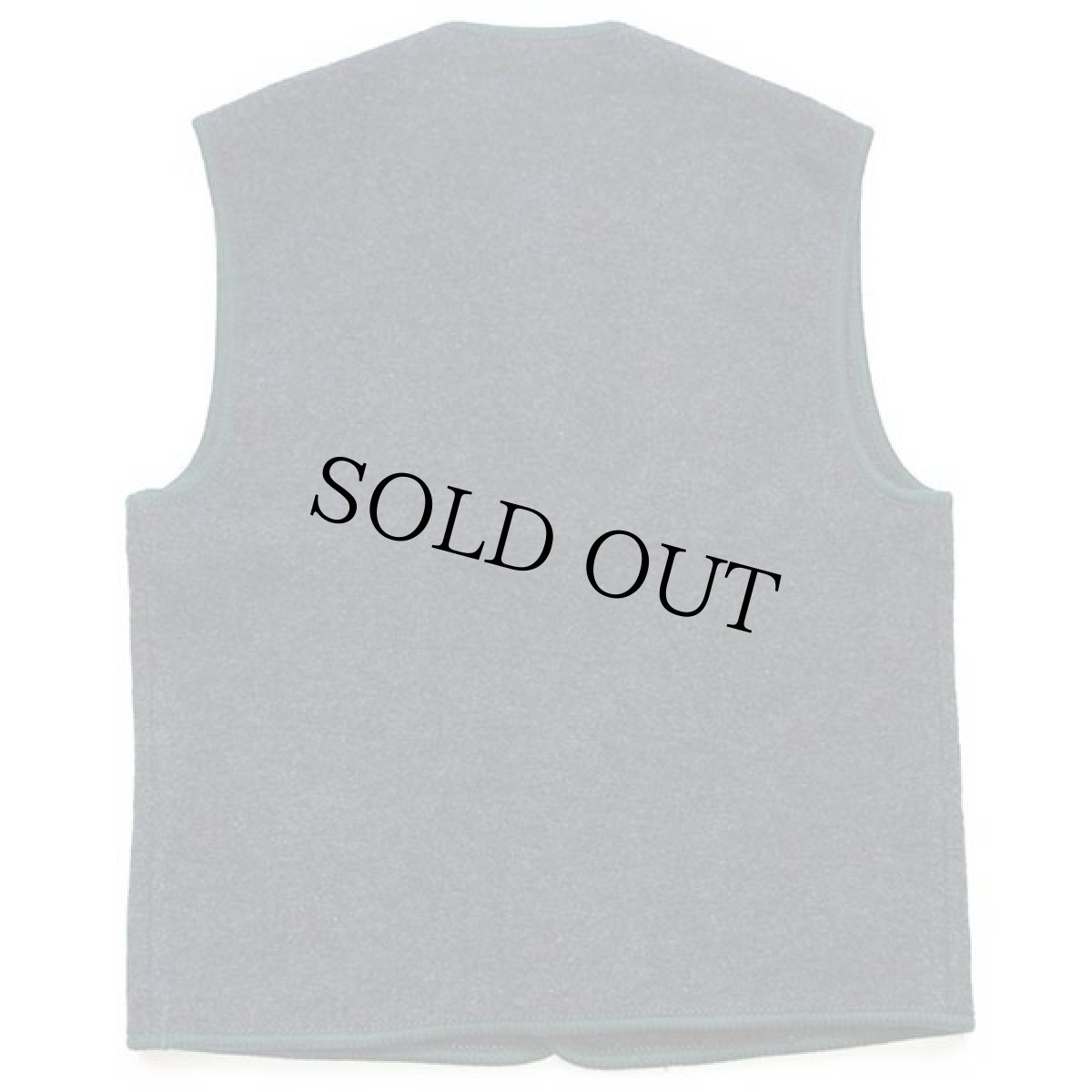 画像2: STEINBOCK 刺繍入り 鹿角ボタン ノーカラー チロリアン ボイルドウール ベスト ミックス 22 (2)