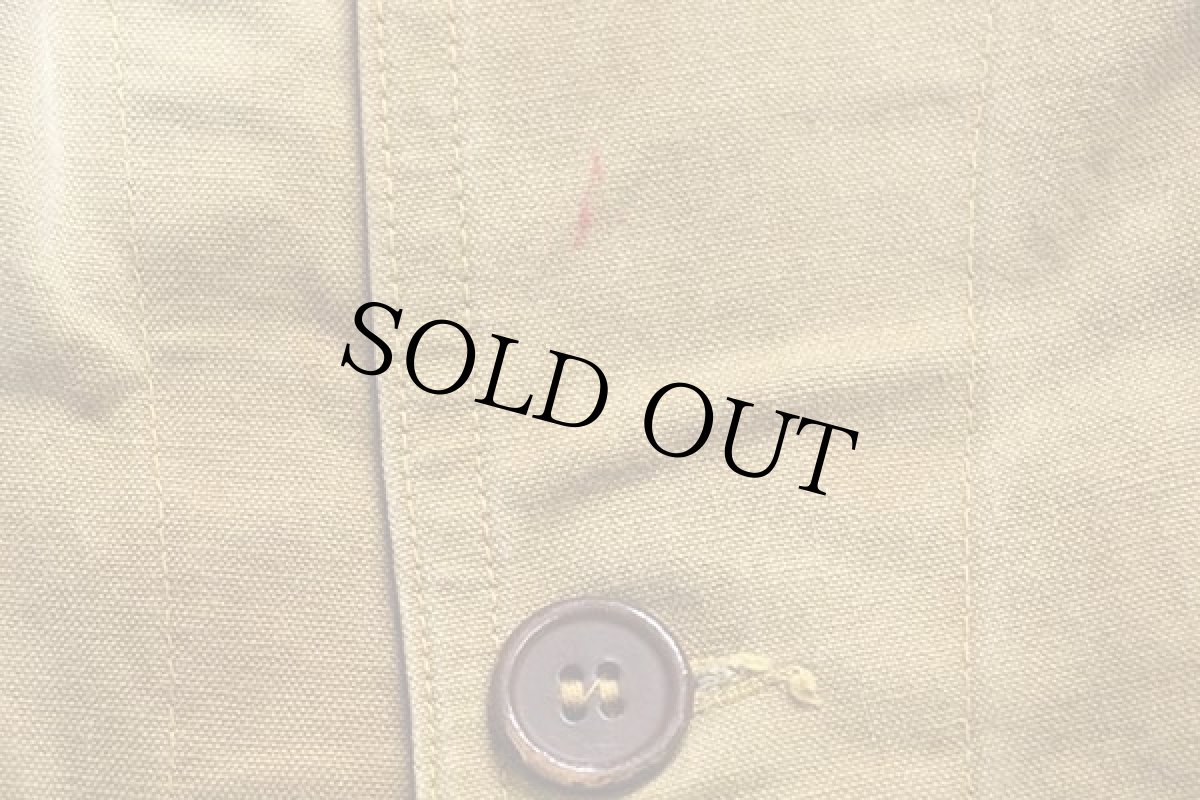 画像8: 50s UNKNOWN ダック地 ハンティングジャケット ブラウン フェード (8)