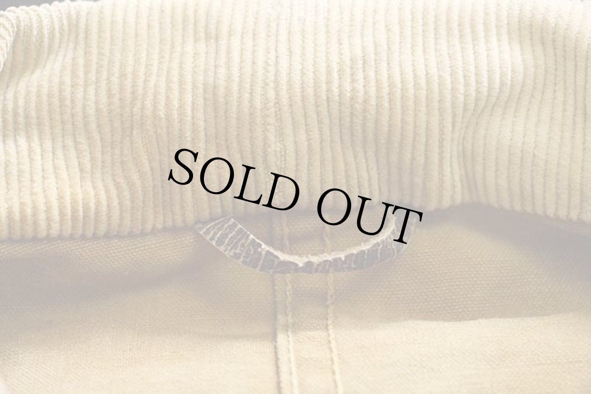 画像5: 50s UNKNOWN ダック地 ハンティングジャケット ブラウン フェード (5)