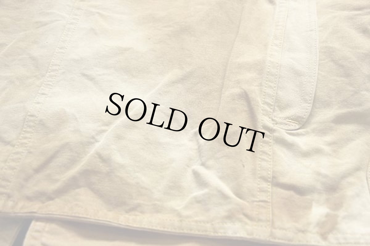 画像9: 50s UNKNOWN ダック地 ハンティングジャケット ブラウン フェード (9)