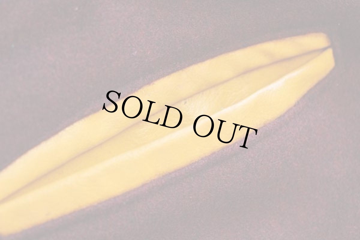 画像7: 90s USA製 DeLONGデロング セーラーカラー メルトン ウール スタジャン バーガンディ×マスタード 38 (7)