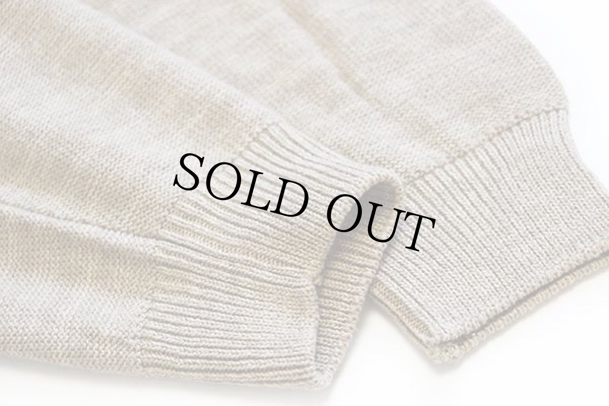 画像6: イタリア製 FIUME 編み柄 コットン×アクリルニット セーター (6)