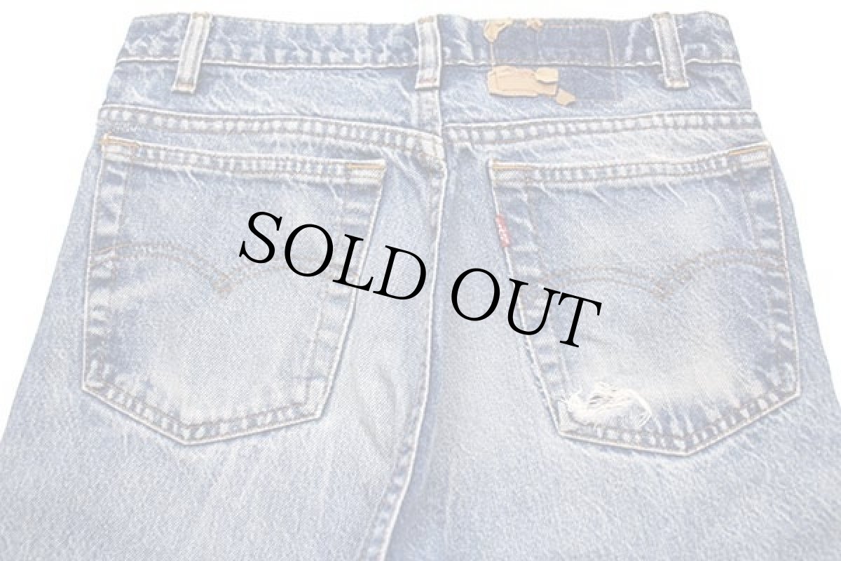 画像5: 80s USA製 Levi'sリーバイス 505 ダメージ デニムパンツ ヒゲ w29★SDP2207 (5)