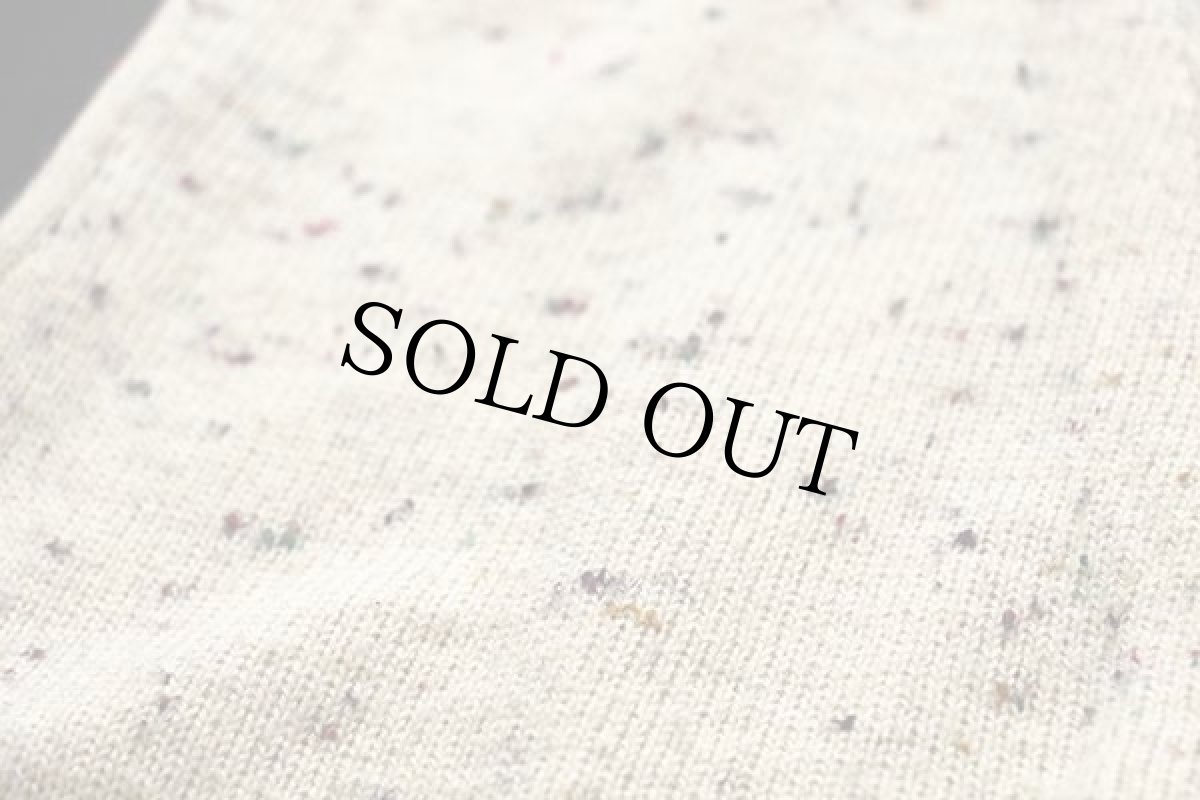 画像5: 80s イタリア製 Maglie del Casentino ネップ入り アクリル×ウールニット ベスト カーディガン ナチュラル 50 (5)