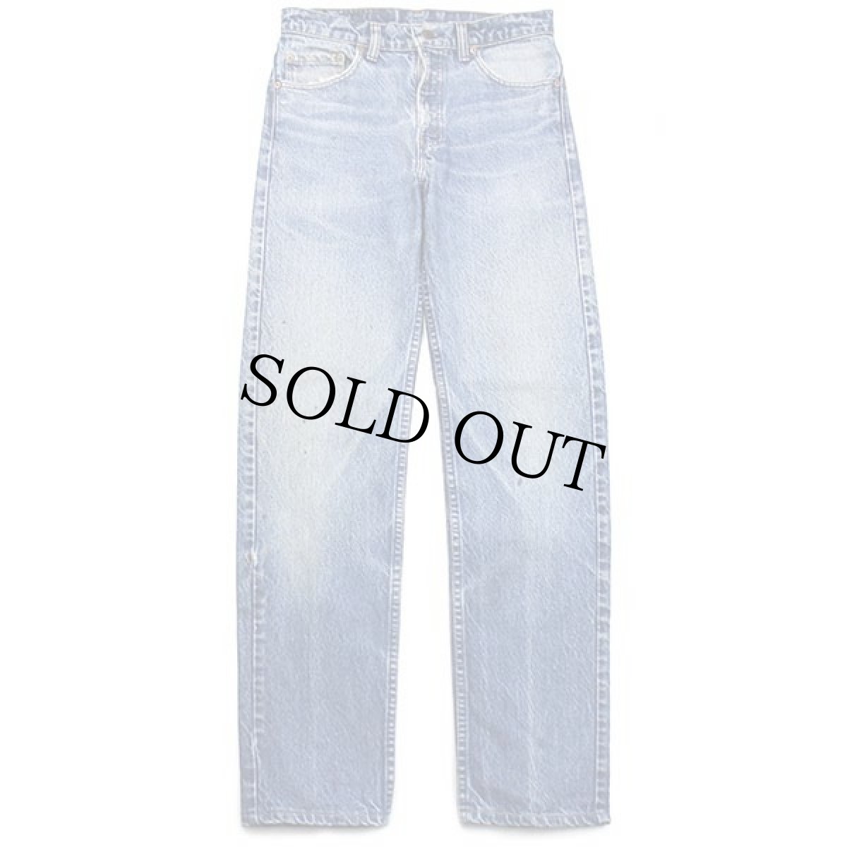 画像2: 80s USA製 Levi'sリーバイス 505 ダメージ デニムパンツ ヒゲ w29★SDP2207 (2)