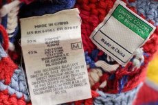 画像4: 90s BENETTONベネトン パネル切り替え ラミー×コットンニット セーター M (4)